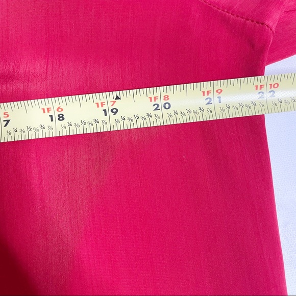 Vintage Jordana Red Embroidery Button up blouse - Picture 8 of 11